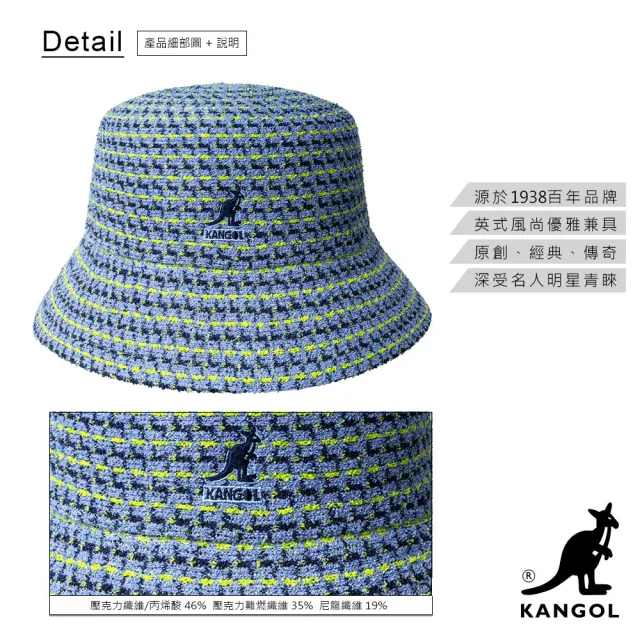 【KANGOL】MAZE 漁夫帽(藍紫色)