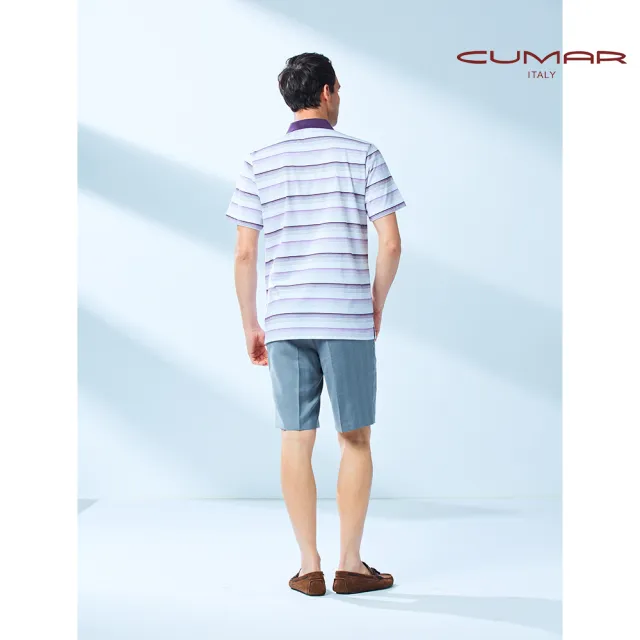 【CUMAR】男裝短袖吸濕排汗POLO衫/188260(多色任選)
