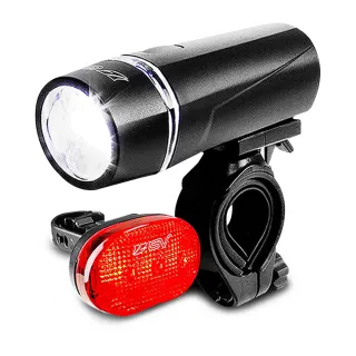 【BV】電池型 LED高亮度防水腳踏車燈(自行車燈 單車燈 前後燈組 前燈 尾燈)