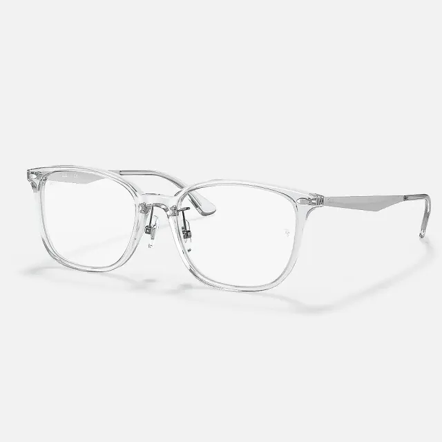 【RayBan 雷朋】透明光學複合框(透明#RB5403D-2001-54)