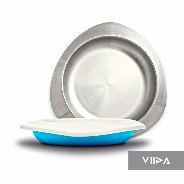【VIIDA】Souffle 抗菌不鏽鋼餐盤(官方直營)