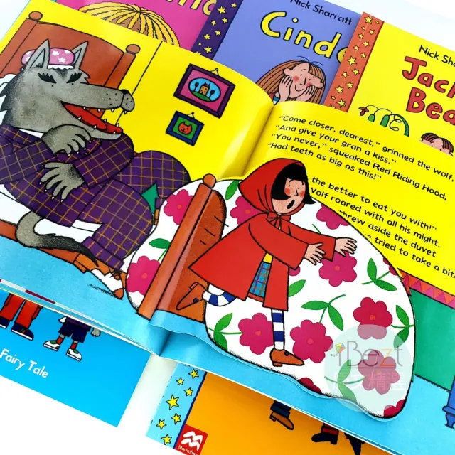 Nick Sharratt Fairy Tales 英語絵本6冊 正版 Lift-The-Flap Fairy Tale Collection (6 Books with Audio