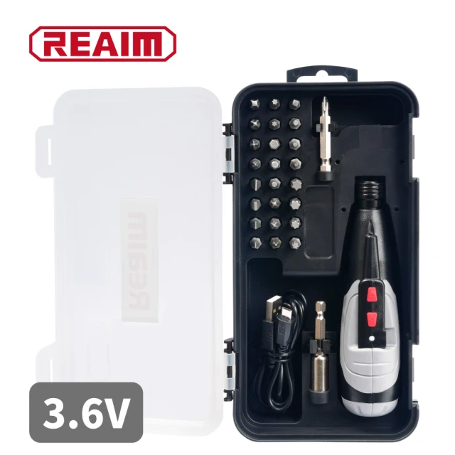 【Reaim 萊姆】3.6V充電鋰電起子機26件組
