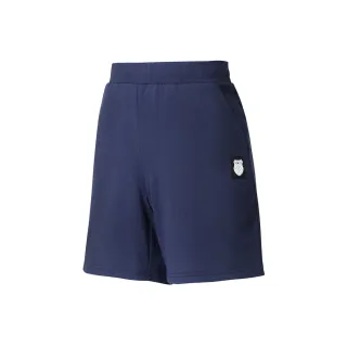 【K-SWISS】棉質短褲 Solid Logo Shorts-女-藍(196119-426)