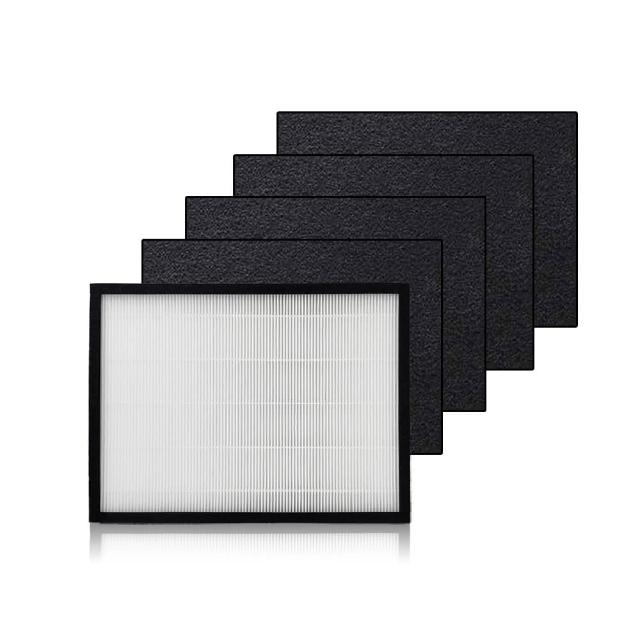 【RENZA】適用Honeywell HAP-16600-TWN 空氣清淨機 大台(HEPA濾網+活性碳濾網 濾芯)