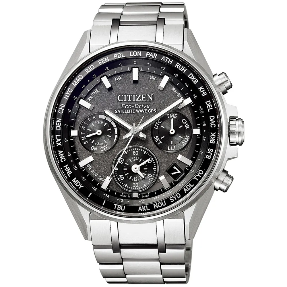 【CITIZEN 星辰】光動能 鈦 GPS衛星對時手錶-43.5mm(CC4000-59E)