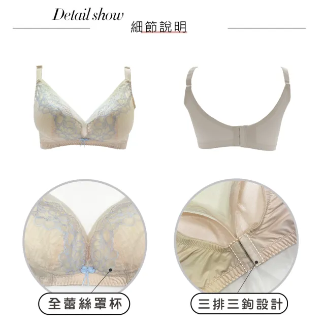 【Swear 思薇爾】美波曲線系列B-F罩無鋼圈背心型蕾絲集中包覆塑身女內衣(粉柑色)