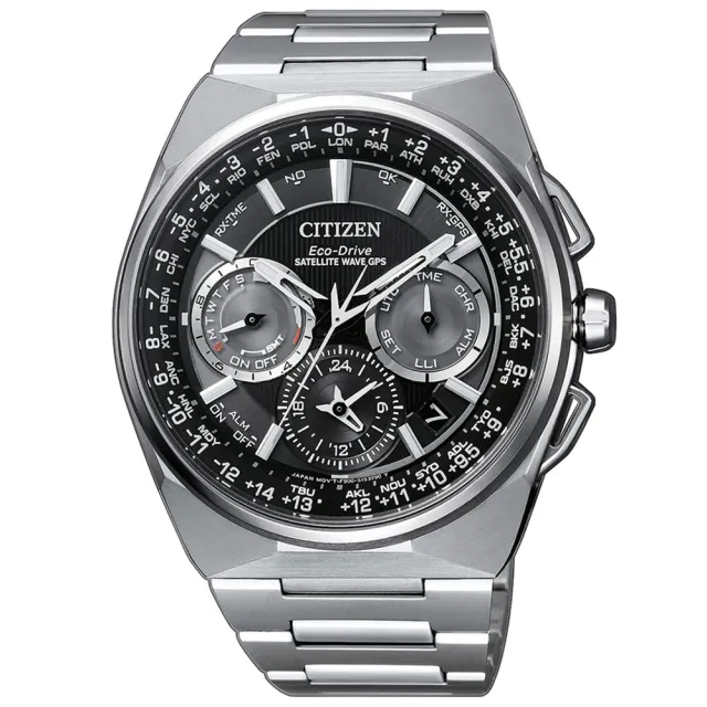 【CITIZEN 星辰】光動能GPS衛星對時鈦金屬手錶-45mm(CC9009-81E)