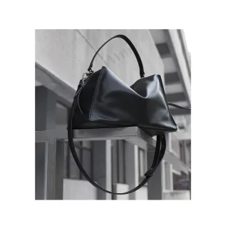 【Darker Than Black】Valley Cube Shoulder Bag 方型軟包(斜背包/側背包/單肩包/真皮包)
