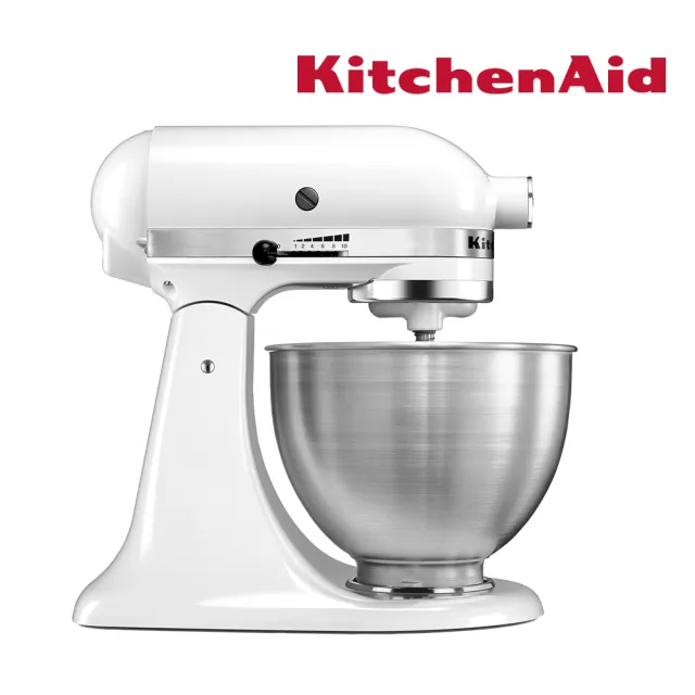 【KitchenAid】4.3公升4.5Q桌上型攪拌機牛奶白