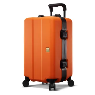 【OUMOS】21吋登機箱 香橙橘(鋁框箱)
