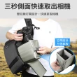 【PULUZ 胖牛】專業單眼相機包 抽屜式攝影包(防潑水防雨 預留腳架位 大容量收納背包 後背包)