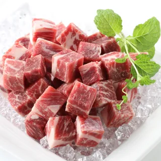 【美味邸家】美國安格斯PRIME霜降骰子牛200克x6包