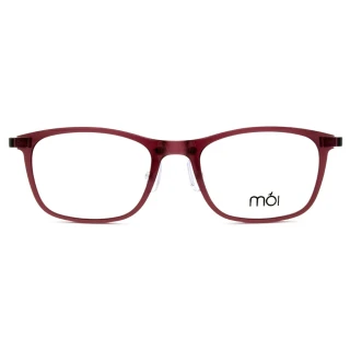 【moi】北歐超柔無負擔光學眼鏡(moi03-07 紫紅)
