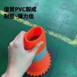 【穩妥交通】PVC交通錐10支組(70cm三角錐（2.5kg） 8cm工程級反光貼紙 台灣製造)