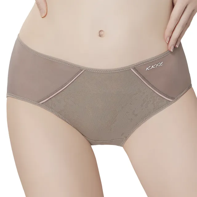 【Swear 思薇爾】森活律動系列M-3XL中腰三角女內褲(沙漠棕)