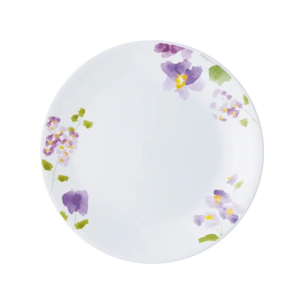 【CORELLE 康寧餐具】紫霧花彩10吋平盤(110)