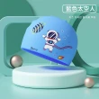 【韓國Aquarius】兒童矽膠泳帽(男女適用 長髮泳帽 韓版泳帽 超彈力矽膠 舒適不勒)