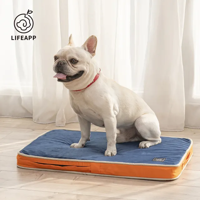【LIFEAPP 徠芙寶】經典絨布睡墊/M(寵物緩壓睡墊、中型犬適用)