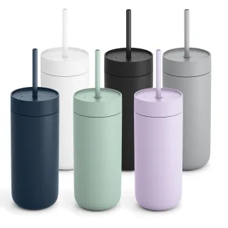 【FELLOW】474ml 吸管杯卡特隨行真空保溫瓶 Carter Cold(陶瓷塗層/隔熱保冰)(保溫杯)