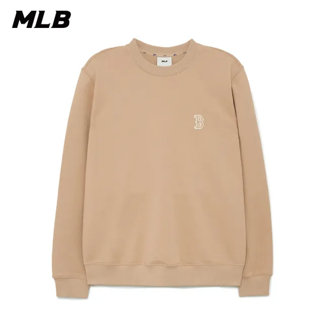 【MLB】小Logo長袖大學T 波士頓紅襪隊(3AMTB0134-43BGS)