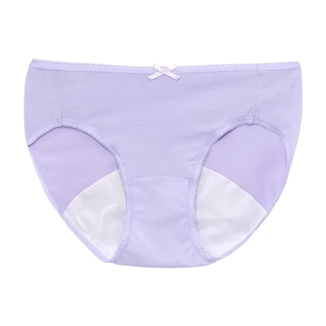【SAVVY 莎薇】2件組 M-LL中低腰日間生理褲包 AS7503QUB(柔軟紫)