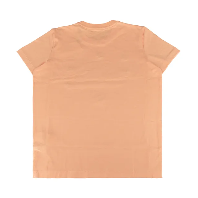 【COACH】COACH白字紅框馬車LOGO櫻桃刺繡燙印C字印花純棉短袖T恤(腮紅橘)