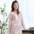 【Wacoal 華歌爾】睡衣-仕女系列 M-L純棉印花洋裝 LWZ37133PI(迷霧粉)