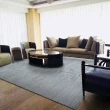 【山德力】現代風大地毯 300x400cm 法蘭(灰藍色 客廳 大尺寸)
