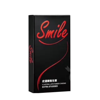 【smile 史邁爾】粗顆粒保險套 12入/盒 情趣用品(保險套 安全套 衛生套)