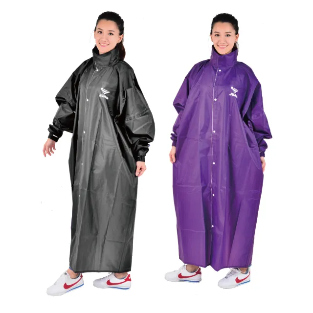 【JUMP】前開連身休閒風雨衣(2XL-4X)