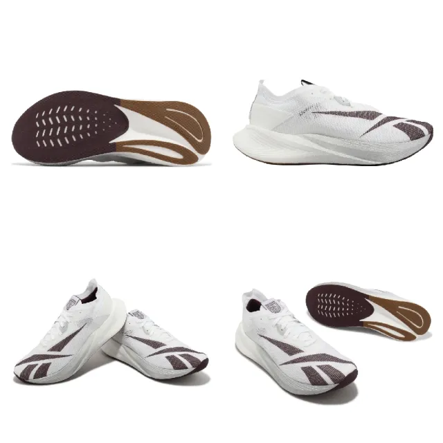 【REEBOK】慢跑鞋 Floatride Energy X 男鞋 白 棕 碳纖維板 長跑 訓練 馬拉松 運動鞋(100025737)