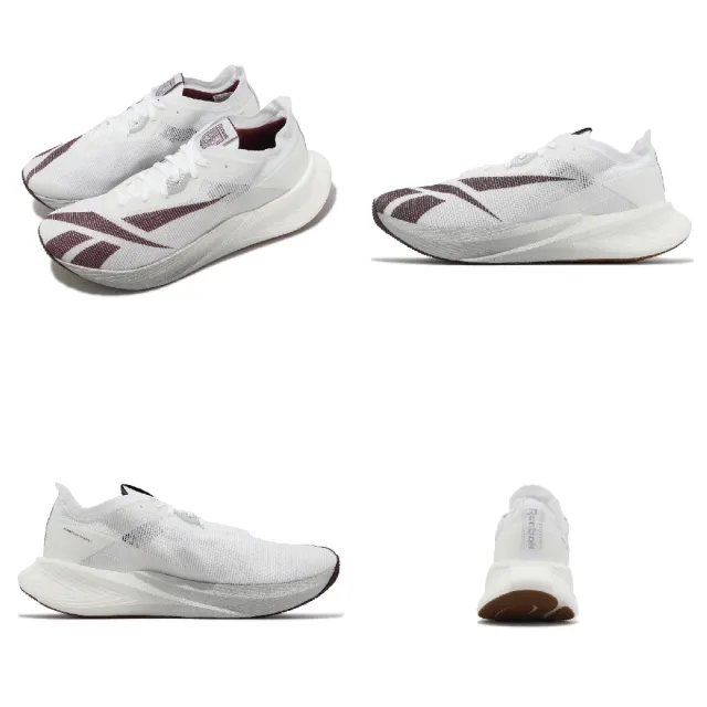 【REEBOK】慢跑鞋 Floatride Energy X 男鞋 白 棕 碳纖維板 長跑 訓練 馬拉松 運動鞋(100025737)