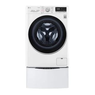 【LG 樂金】9+2公斤◆蒸洗脫烘WiFi TWINWash雙能洗洗衣機◆冰磁白(WD-S90VDW+WT-SD201AHW)