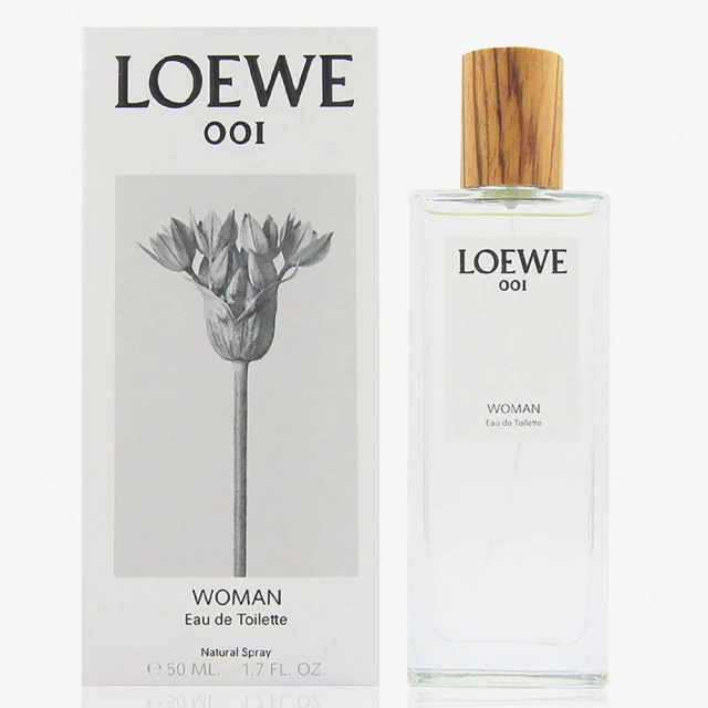 【LOEWE 羅威】LOEWE 001 事後清晨女性淡香水 - 50ml(國際航空版)
