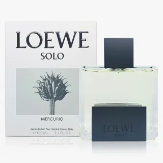 【LOEWE 羅威】SOLO MERCURIO 水銀男性淡香精 - 100ml(國際航空版)