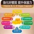 【奇維得】天然維生素BCD素食膠囊 x3入組(30顆/瓶 共計90顆 維他命B;維他命C;維他命D)
