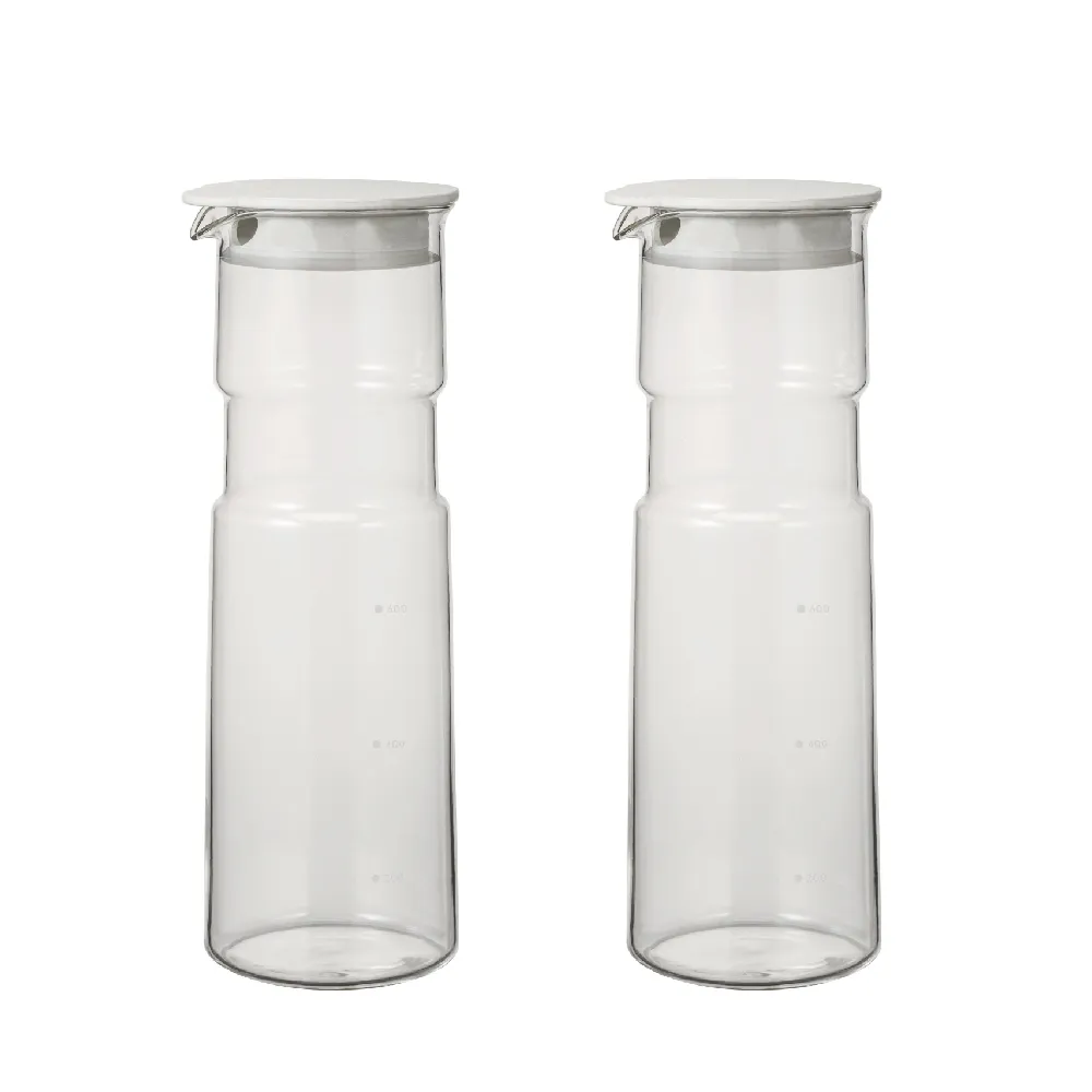 【HARIO】復刻版好握冷水壺 1000ml-兩入組(6FP-10-W)