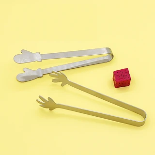 【小麥購物】食物夾(不鏽鋼 冰塊夾 夾子 零食夾 夾 廚房 餐具)