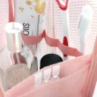 【Dagebeno荷生活】可站立式盥洗用品收納袋 牙膏牙刷洗面乳大容量網格化妝包(4入)