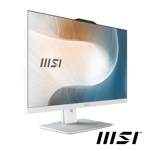 【MSI 微星】24型 i5 觸控液晶電腦-白色(Modern AM242TP 12M-469TW/i5-1235U/8G/512G SSD/W11P)