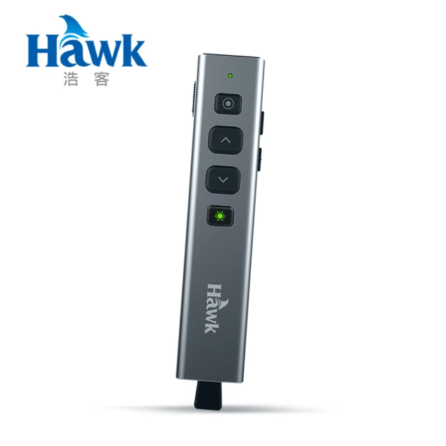 【Hawk 浩客】Hawk G600 多功能數位雷射簡報器-鐵灰(12-HTG600)