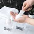 【茉家】透明PET角瓶洗手洗臉慕斯分裝瓶(小號2入)