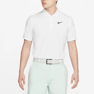 【NIKE 耐吉】Polo衫 Golf 男款 白 黑 高球 短袖 上衣 吸濕 快乾 高爾夫 小勾(CU9793-100)