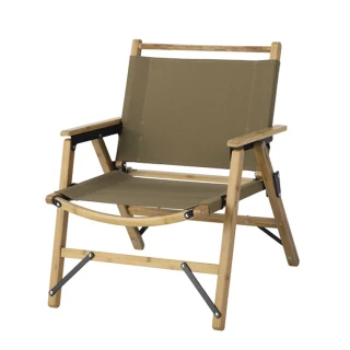 【VISIONPEAKS】露營單椅（竹製）(露營椅 折疊椅 扶手椅 米克特椅 武椅)
