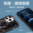 【apbs】Samsung S24/S23系列 軍規防摔鋁合金鏡頭框立架手機殼(紫山茶)