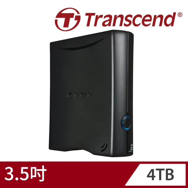 【Transcend 創見】StoreJet 35T3 4TB 3.5吋外接硬碟(TS4TSJ35T3 新舊包裝隨機出貨)