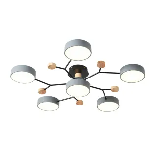 【大巨光】現代風15Wx6 半吸頂燈_大_LED(BM-50082三色變光)