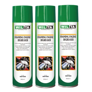 【WILITA 威力特】泡沫式引擎外部清潔劑600ml(3入)