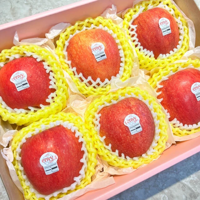 愛蜜果 大梨山區 福壽山紅金冠蘋果15顆禮盒X1盒(3.5斤